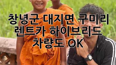 창녕군 대지면 구미리 렌트카: 하이브리드 차량도 OK!